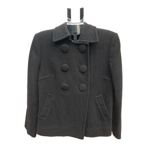 Women's Black Peacoat PTP 19"